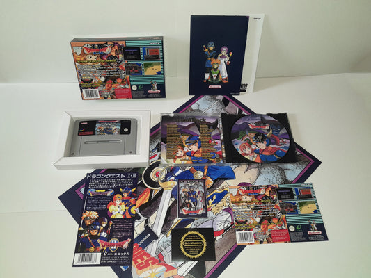 Dragon Quest I & II Pal English or Spanish (Region Free) - Super Nintendo - RPG Snes