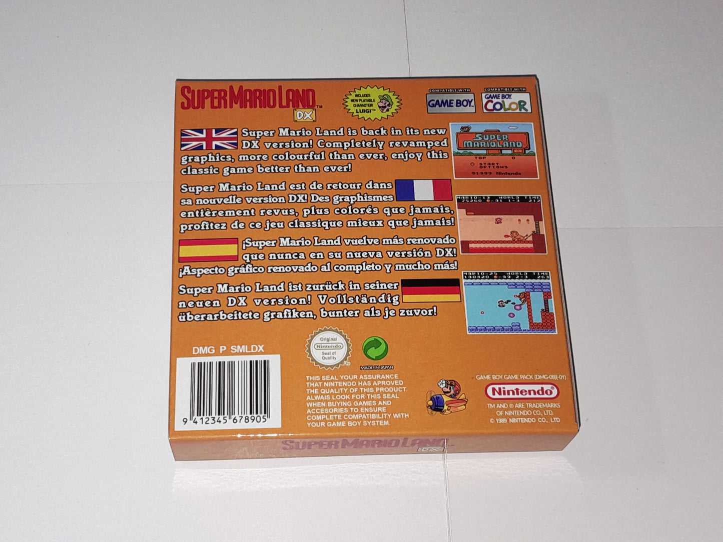 Super Mario Land DX 2.0 Game Boy Color - Game Boy Advance