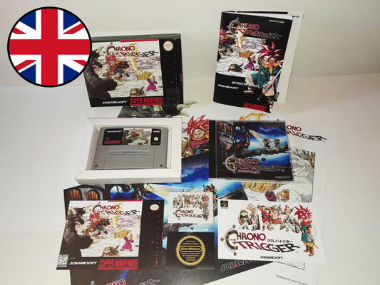 Chrono Trigger PAL ENGLISH (Region Free) - Super Nintendo - Snes RPG