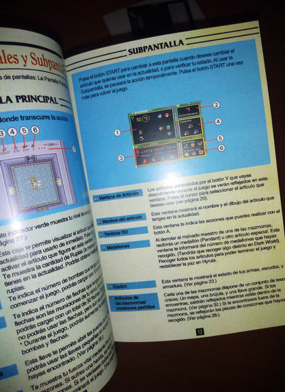Zelda A Link To The Past PAL Español SNES - Super Nintendo