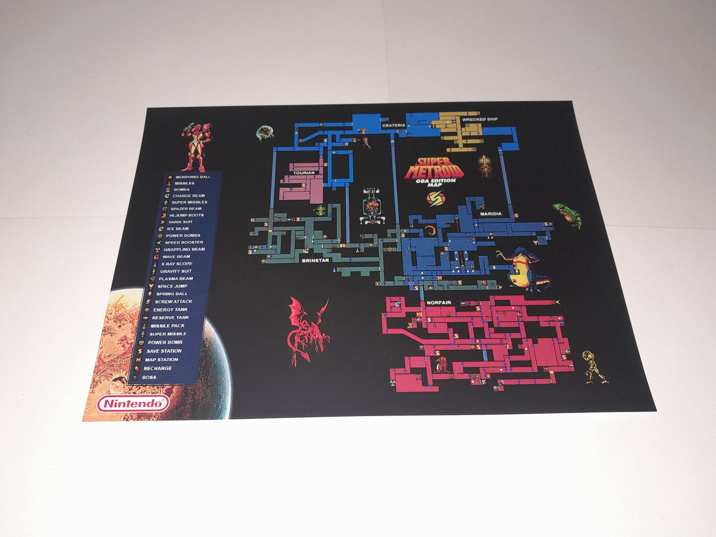 Super Metroid Gba Edition Game Boy Advance - GBA - Nintendo DS