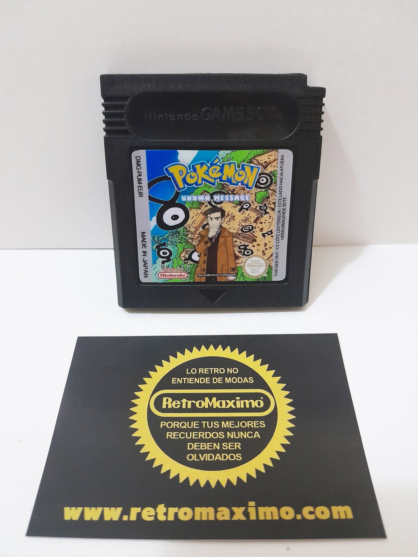 Pokémon Unown Message Nintendo GameBoy, Game Boy Color y Game Boy Advance
