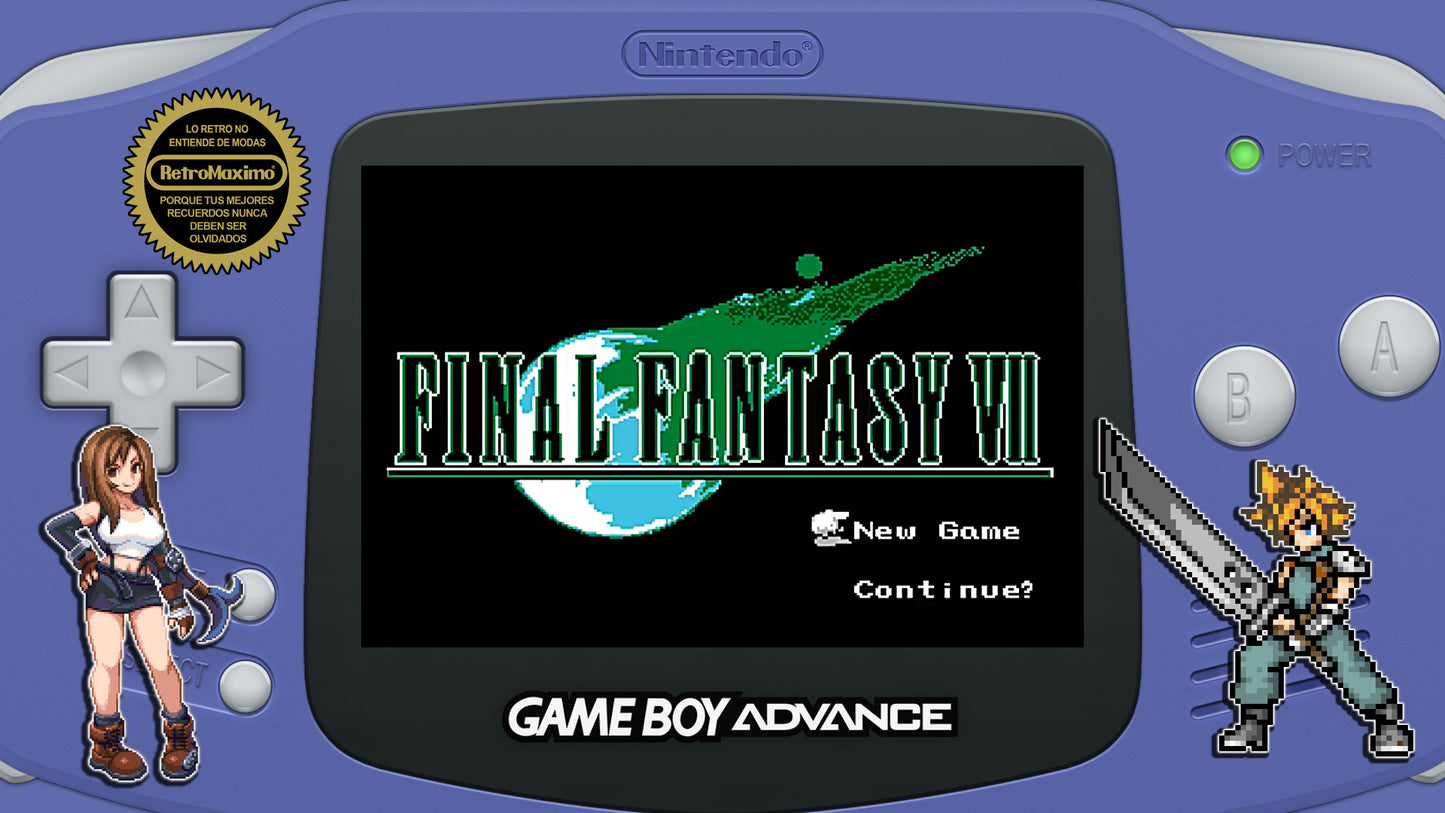 Final Fantasy VII Pixel Edition Game Boy Advance - GBA - Nintendo DS - Final Fantasy 7 Nes Nintendo