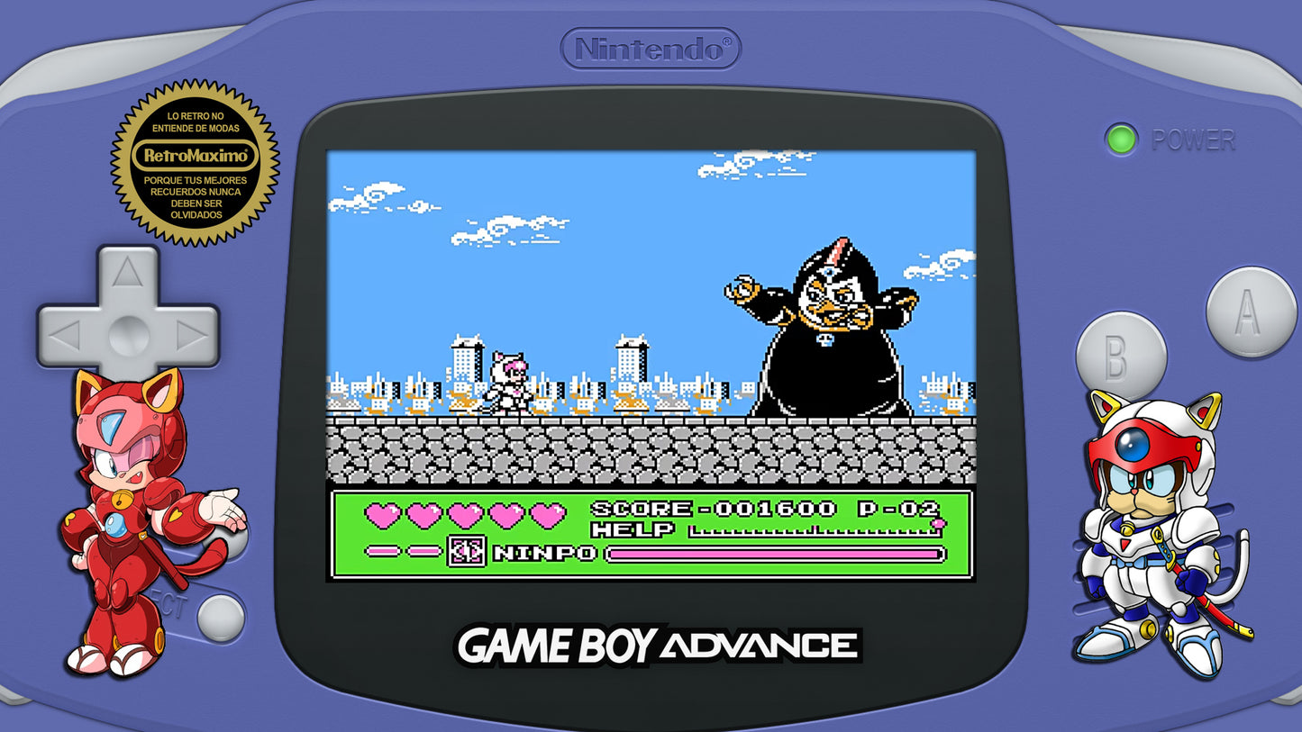 Samurai Pizza Cats Game Boy Advance - GBA - Nintendo DS - Kyatto Ninden Teyandee Famicom