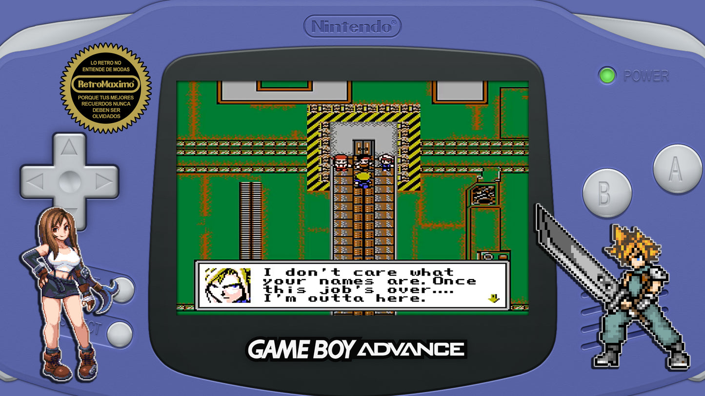 Final Fantasy VII Pixel Edition Game Boy Advance - GBA - Nintendo DS - Final Fantasy 7 Nes Nintendo