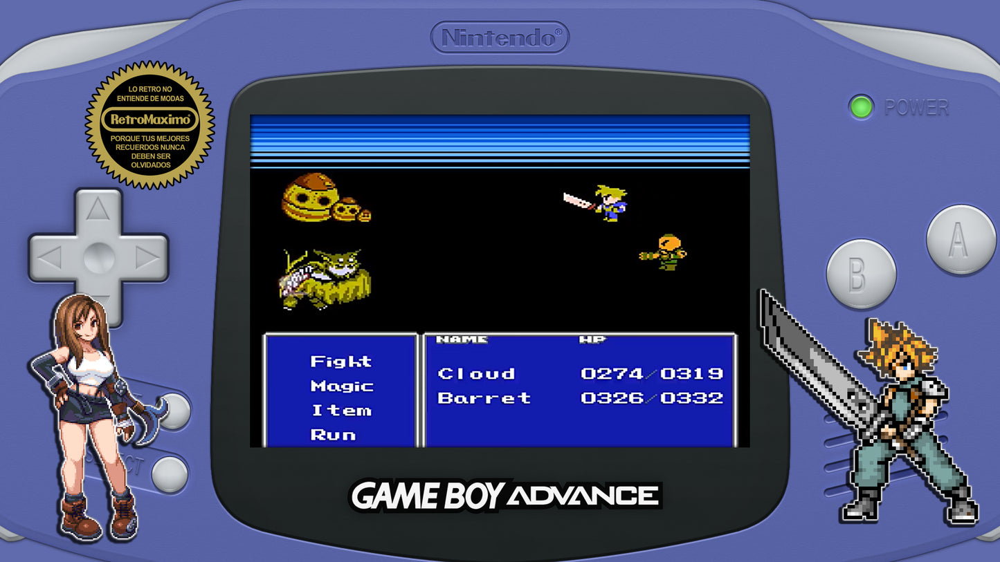 Final Fantasy VII Pixel Edition Game Boy Advance - GBA - Nintendo DS - Final Fantasy 7 Nes Nintendo