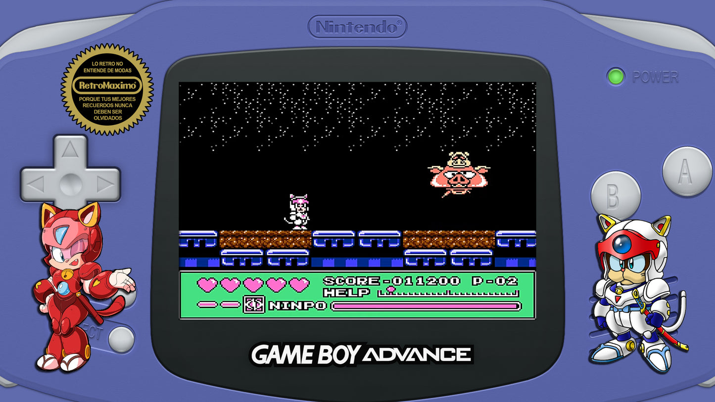 Samurai Pizza Cats Game Boy Advance - GBA - Nintendo DS - Kyatto Ninden Teyandee Famicom