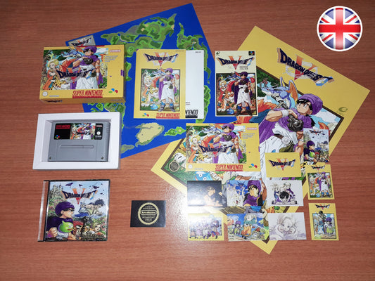 Dragon Quest V Pal ENGLISH (Region Free) - Super Nintendo - RPG Snes