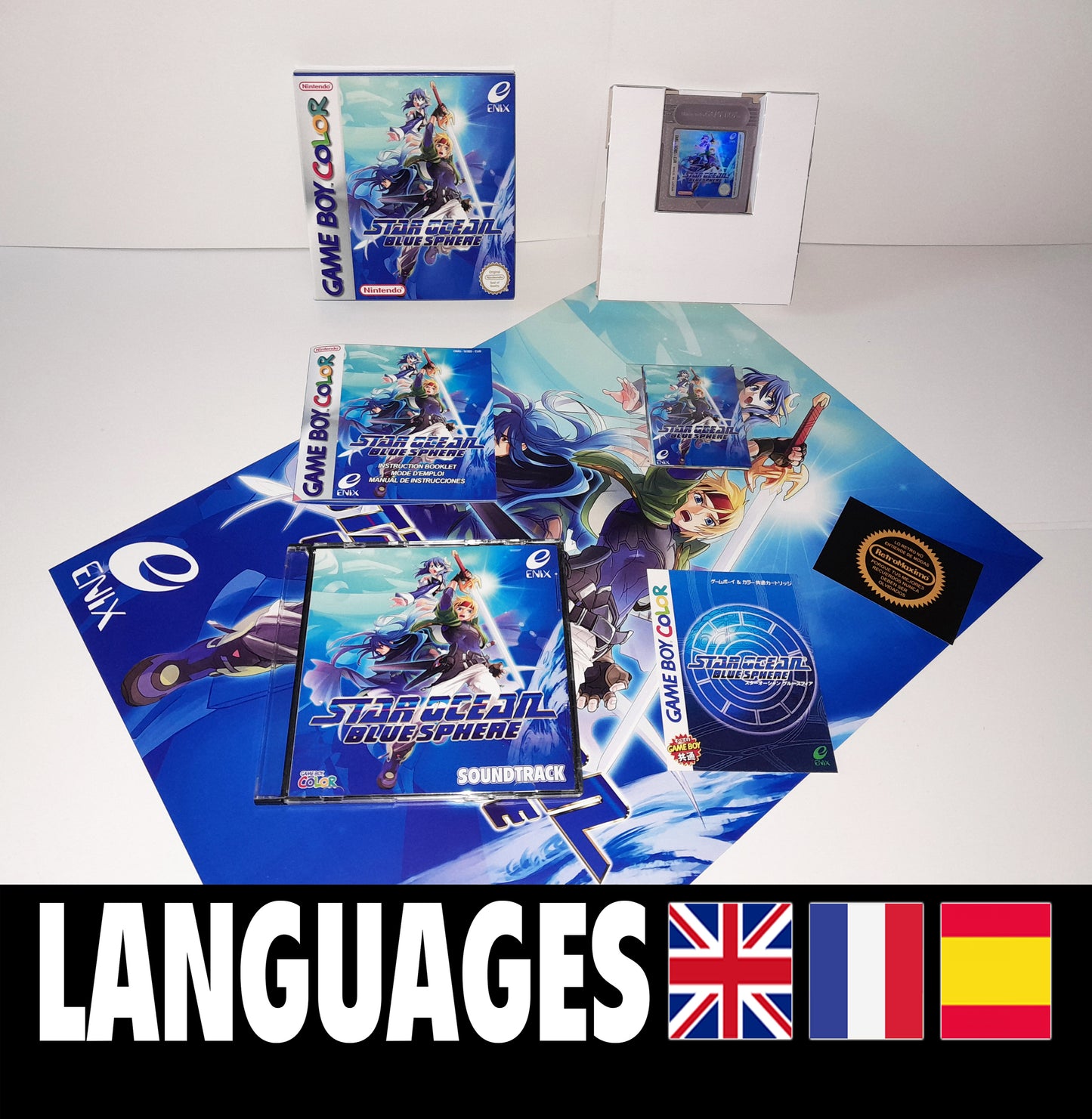 Star Ocean: Blue Sphere Game Boy Color English, French or Spanish - Game Boy Advance