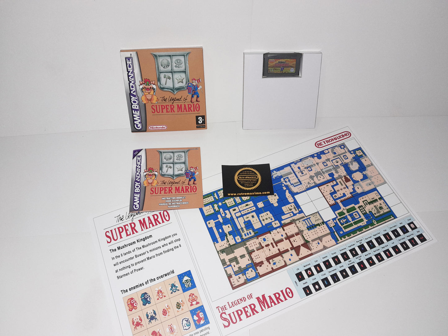 The Legend of Super Mario - Save Mushroom Kingdom - Game Boy Advance - Nintendo DS