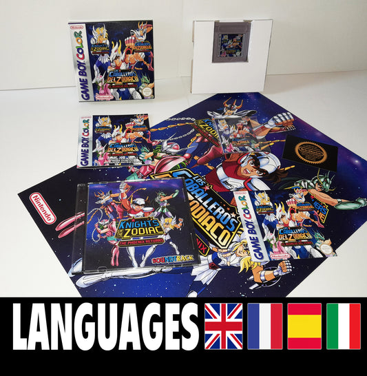 Caballeros del Zodiaco el Regreso del Fenix Game Boy - Game Boy Color - Game Boy Advance - Knights of the Zodiac Game Boy