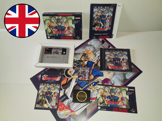 Dragon Quest I & II Pal English or Spanish (Region Free) - Super Nintendo - RPG Snes