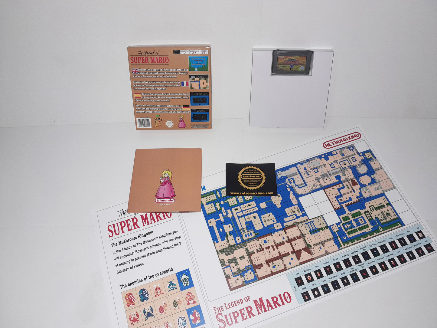 The Legend of Super Mario - Save Mushroom Kingdom - Game Boy Advance - Nintendo DS