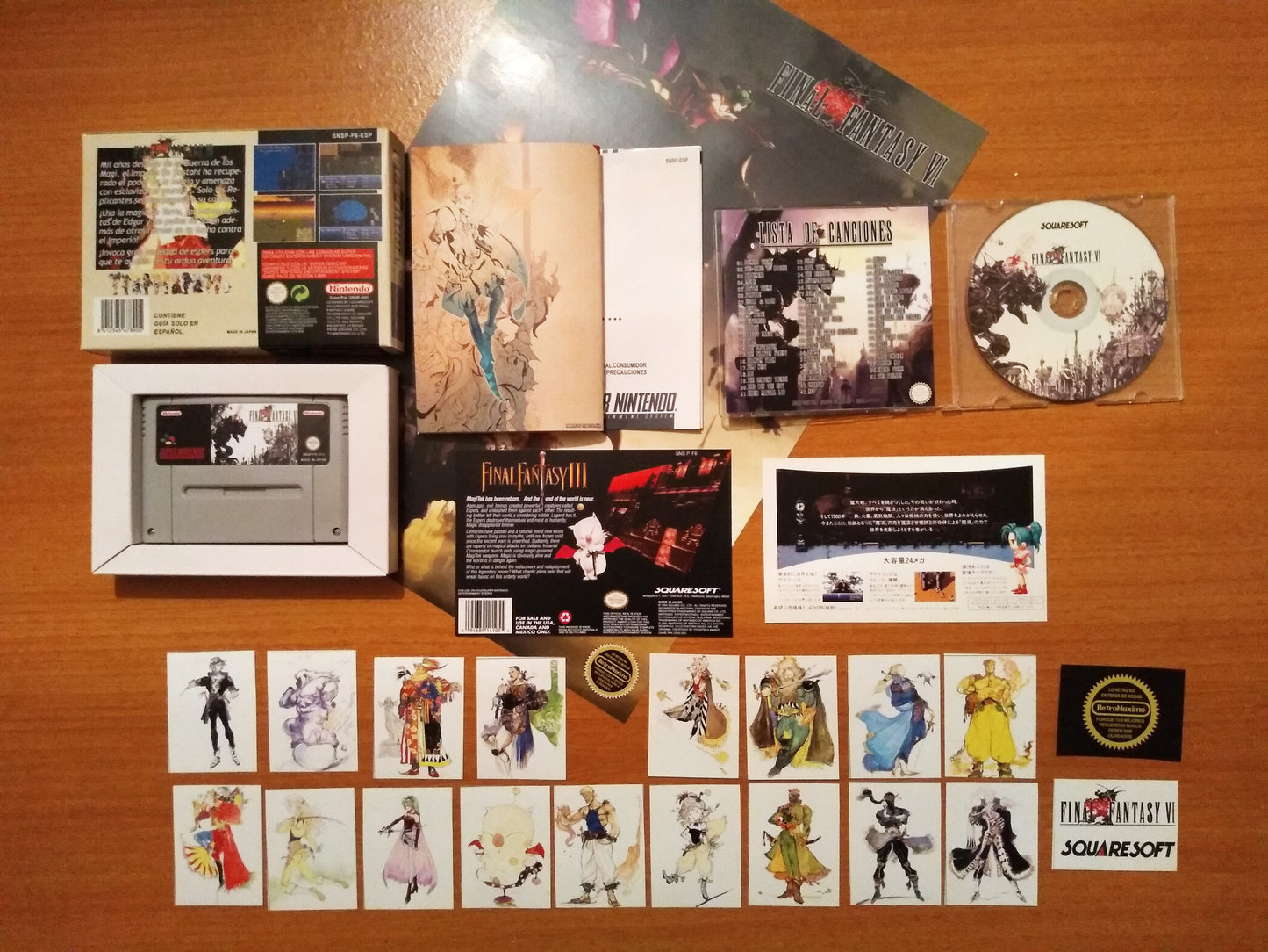 Final Fantasy VI PAL Español (Region Free) - Super Nintendo - Snes RPG