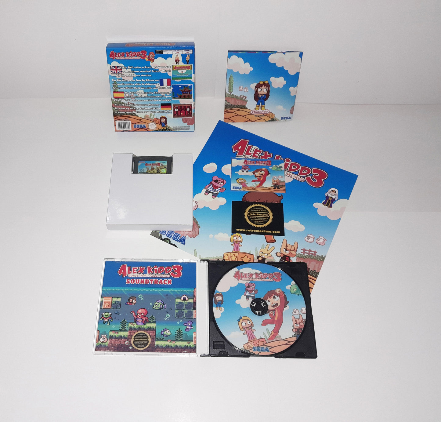 Alex Kidd 3 Curse in Miracle World Game Boy Advance - GBA - Nintendo DS