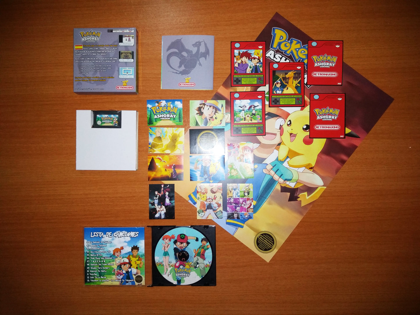 Pokémon Ash Gray Game Boy Advance Spanish
