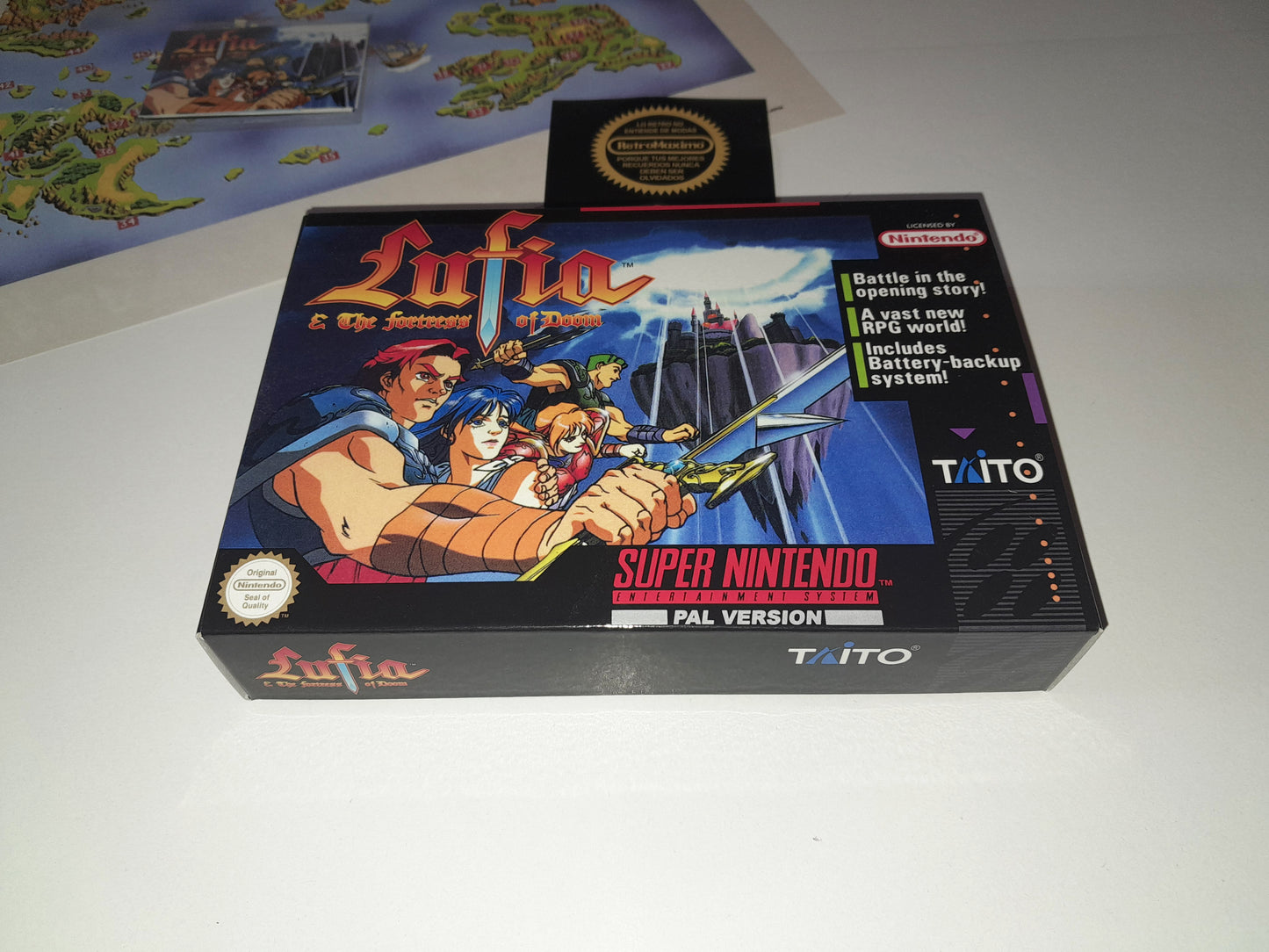 Lufia & the Fortress of Doom Pal English or Spanish (Region Free) - Super Nintendo - RPG Snes