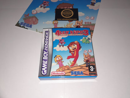 Alex Kidd 3 Curse in Miracle World Game Boy Advance - GBA - Nintendo DS