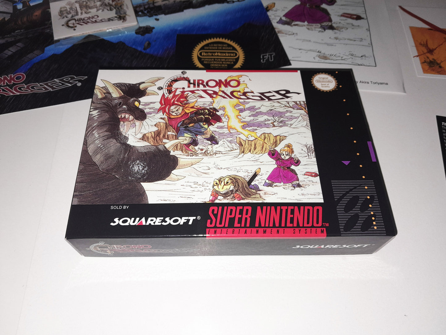 Chrono Trigger PAL ENGLISH (Region Free) - Super Nintendo - Snes RPG
