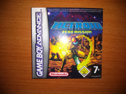 Metroid Zero Mission Game Boy Advance GBA - Game Boy Advance