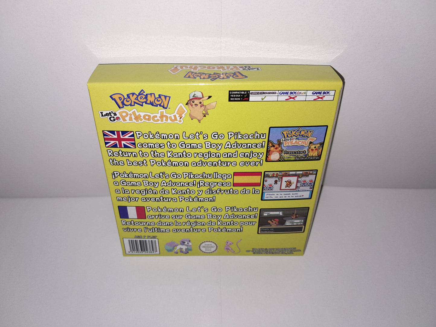 Pokémon Let's Go Pikachu! GBA Game Boy Advance - Nintendo DS