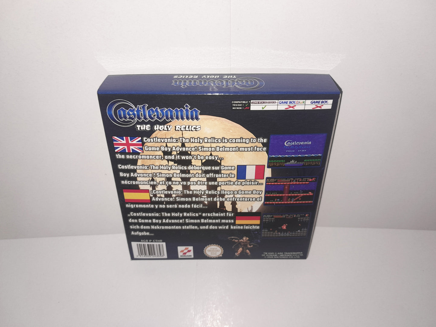 Castlevania The Holy Relics - Game Boy Advance - Nintendo DS