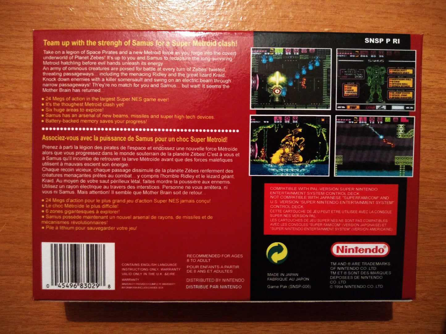 Super Metroid PAL - Super Nintendo - Snes