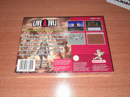 Live A Live PAL English SNES - Super Nintendo RPG
