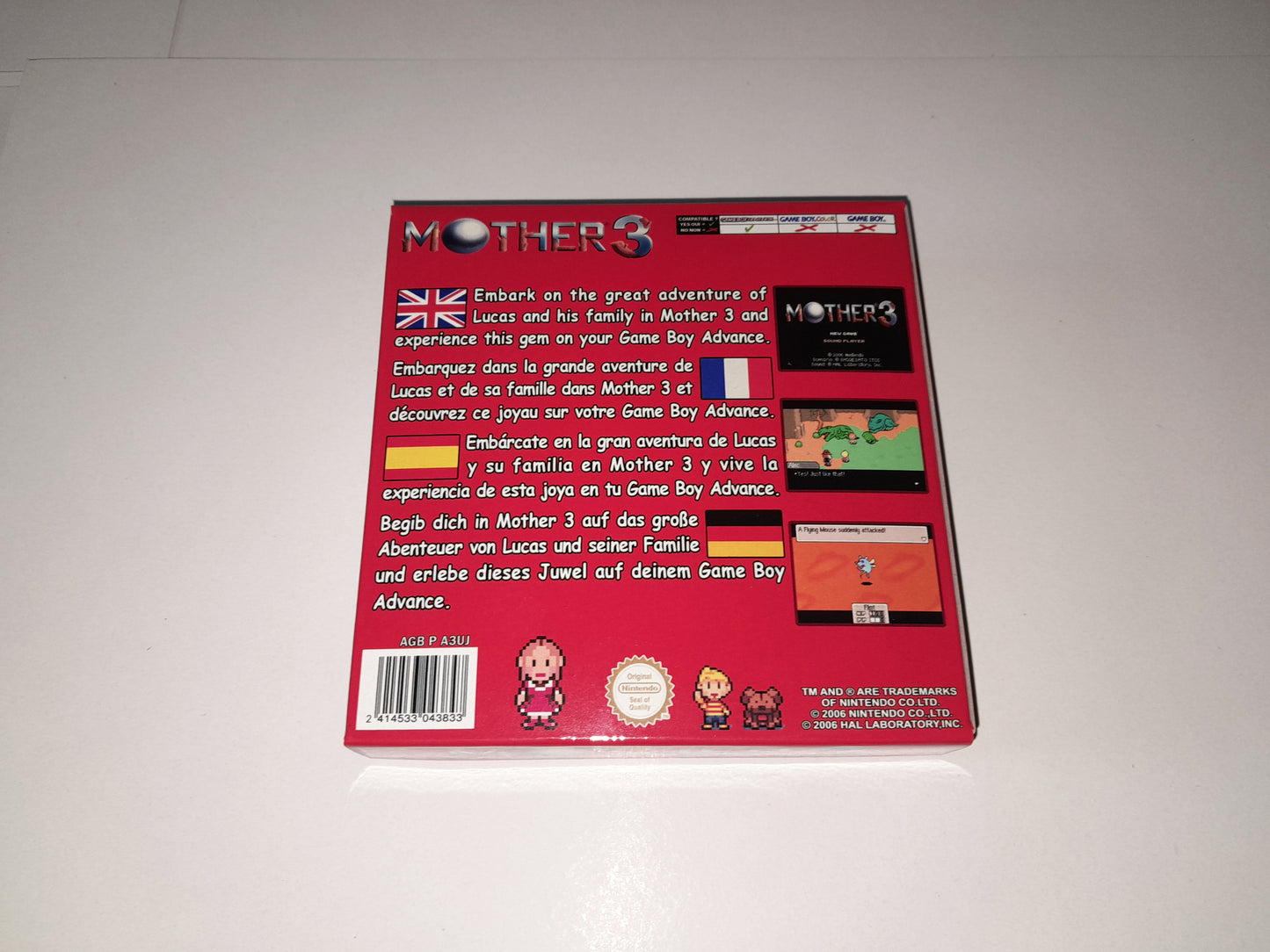 Mother 3 Game Boy Advance - GBA - Nintendo DS