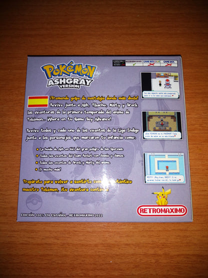 Pokémon Ash Gray Game Boy Advance Spanish