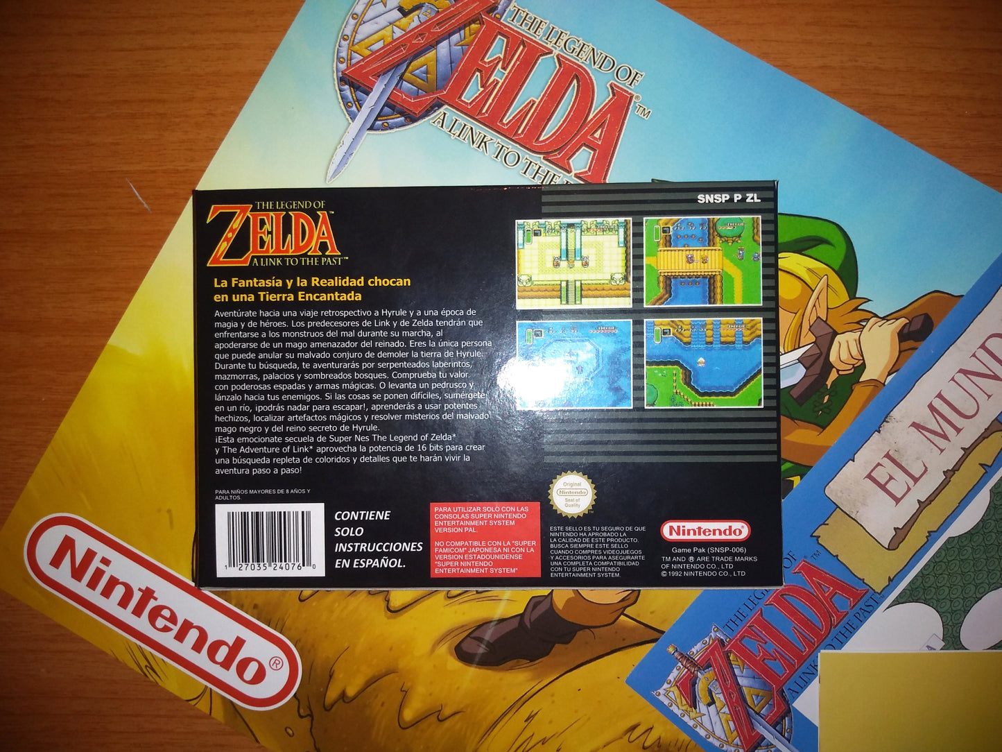 Zelda A Link To The Past PAL Español SNES - Super Nintendo