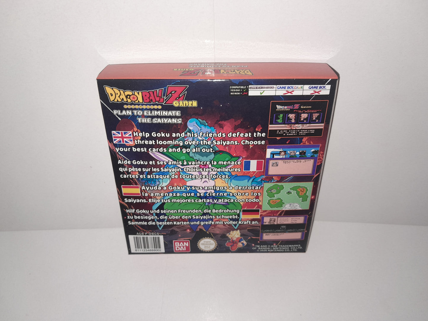 Dragon Ball Gaiden Plan To Eliminate The Saiyans - Game Boy Advance - Nintendo DS