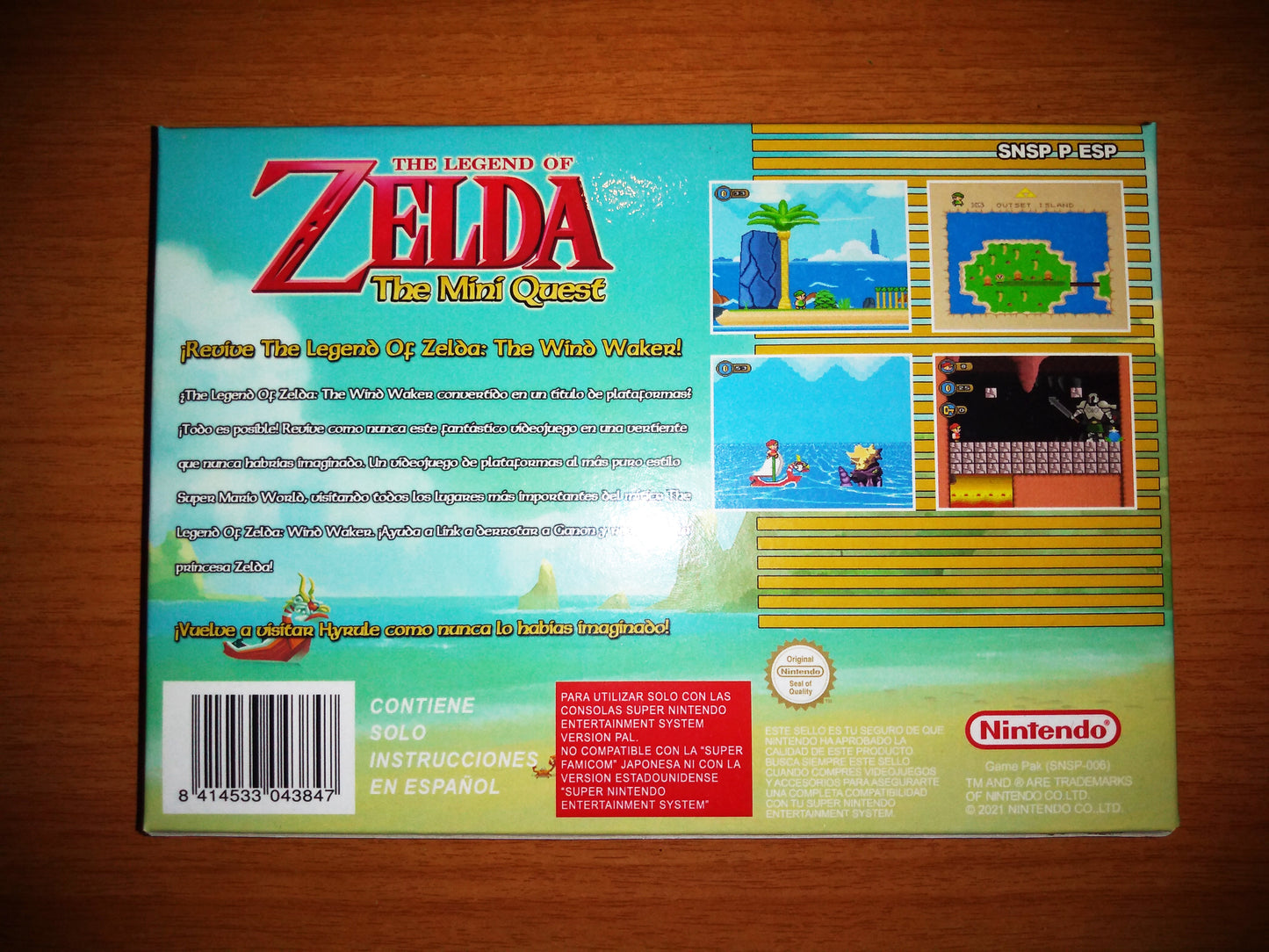 Zelda The Mini Quest PAL Super Nintendo - Snes - Super Famicom