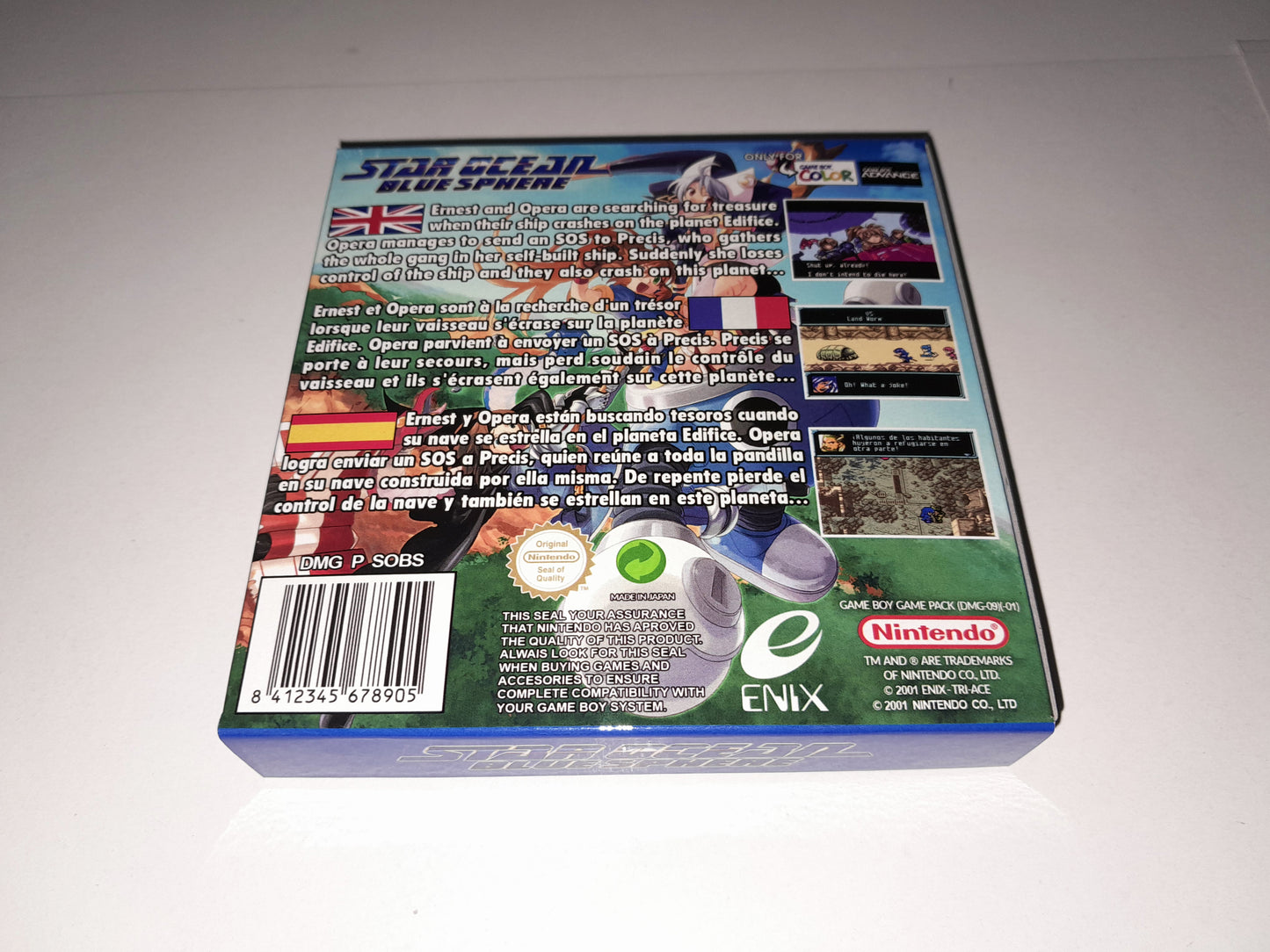 Star Ocean: Blue Sphere Game Boy Color English, French or Spanish - Game Boy Advance