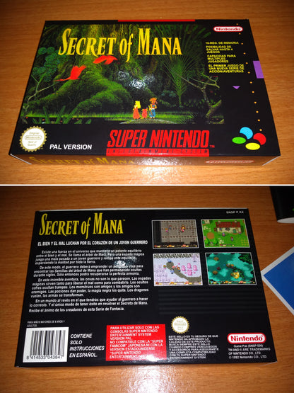 Secret Of Mana PAL España (Region Free) - Super Nintendo - Snes RPG