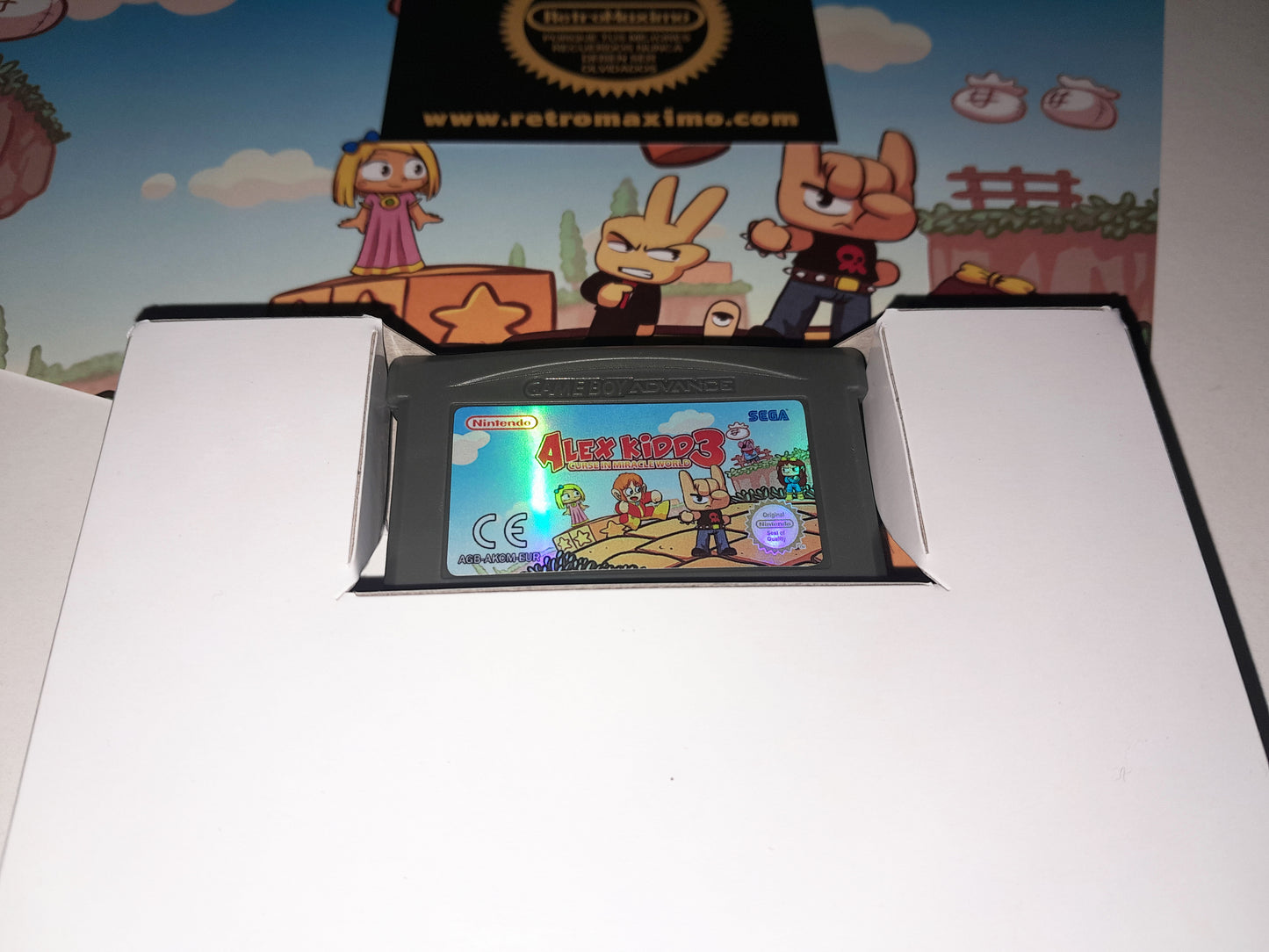 Alex Kidd 3 Curse in Miracle World Game Boy Advance - GBA - Nintendo DS