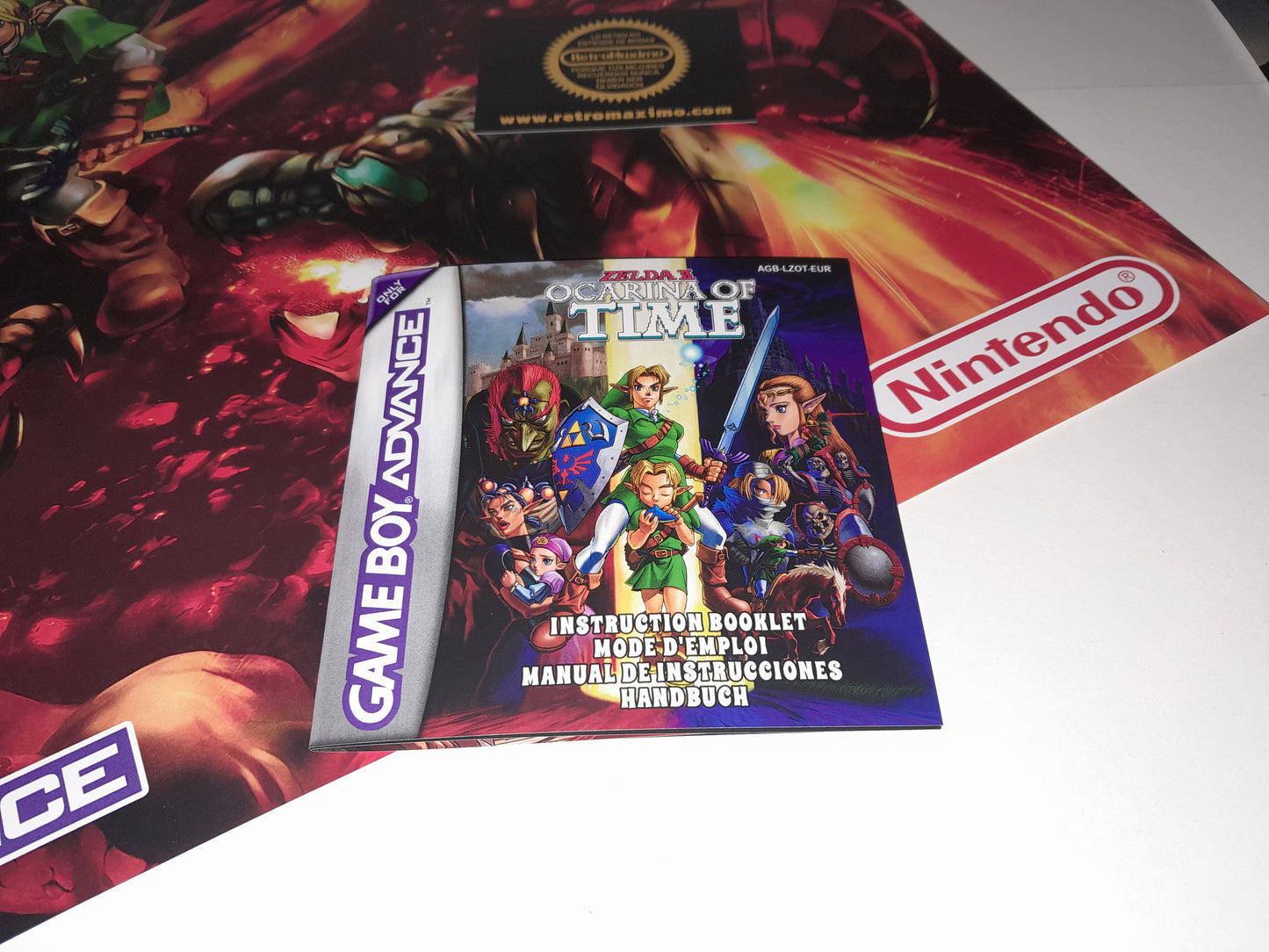 Zelda II Ocarina Of Time Game Boy Advance - GBA - Nintendo DS