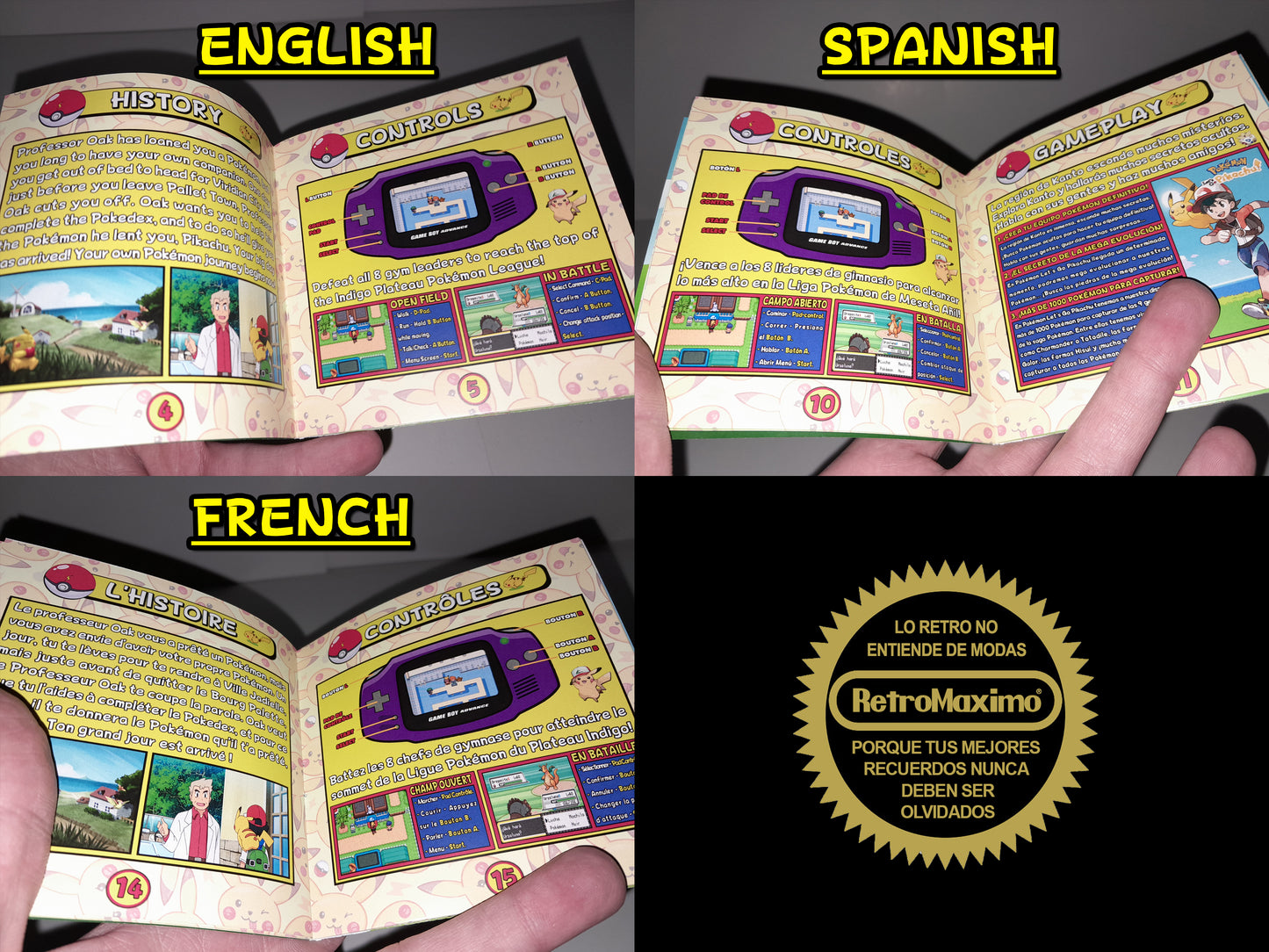 Pokémon Let's Go Pikachu! GBA Game Boy Advance - Nintendo DS