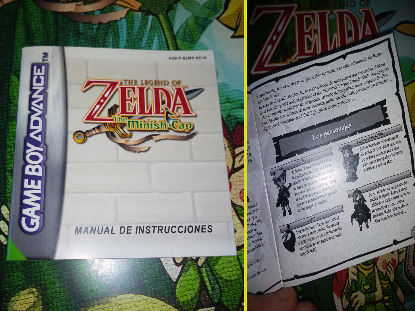 Zelda The Minish Cap GBA - Game Boy Advance - Nintendo DS