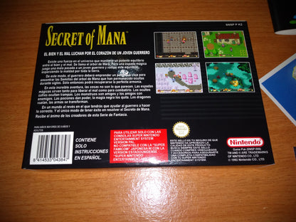 Secret Of Mana PAL España (Region Free) - Super Nintendo - Snes RPG