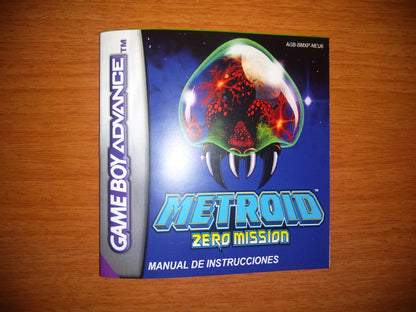 Metroid Zero Mission Game Boy Advance GBA - Game Boy Advance