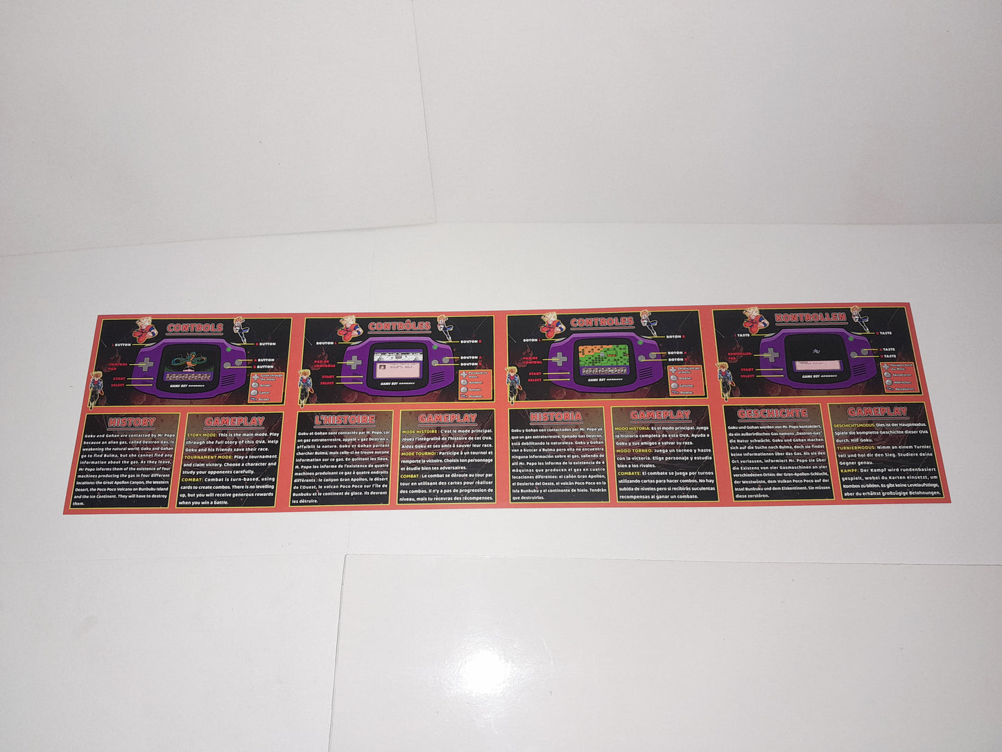 Dragon Ball Gaiden Plan To Eliminate The Saiyans - Game Boy Advance - Nintendo DS
