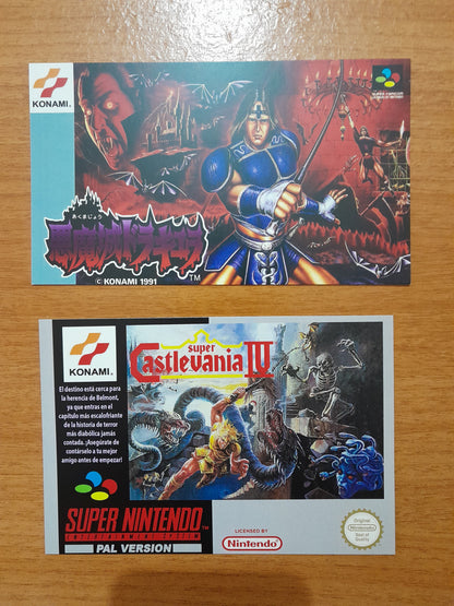 Super Castlevania IV PAL Super Nintendo - Snes - Super Famicom