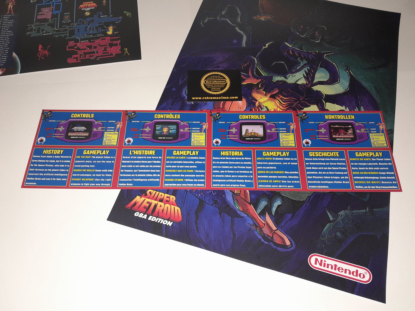 Super Metroid Gba Edition Game Boy Advance - GBA - Nintendo DS