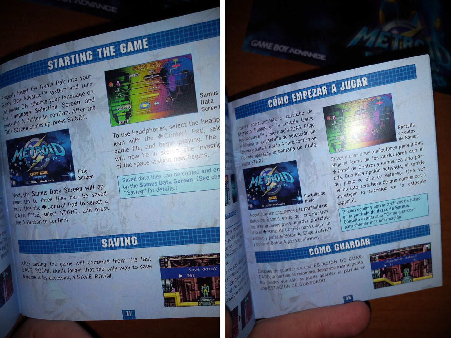 Metroid Fusion Game Boy Advance GBA - Game Boy Advance