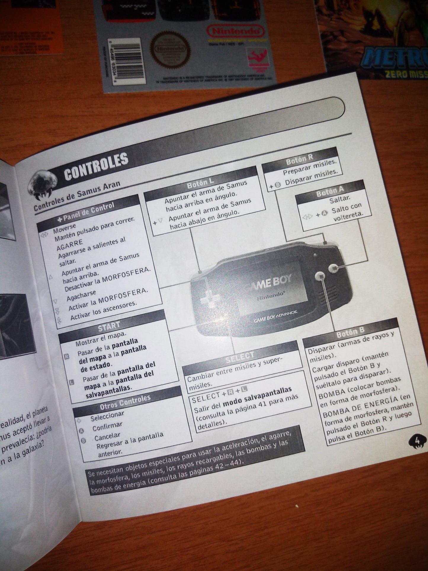 Metroid Zero Mission Game Boy Advance GBA - Game Boy Advance