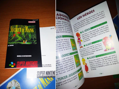 Secret Of Mana PAL España (Region Free) - Super Nintendo - Snes RPG