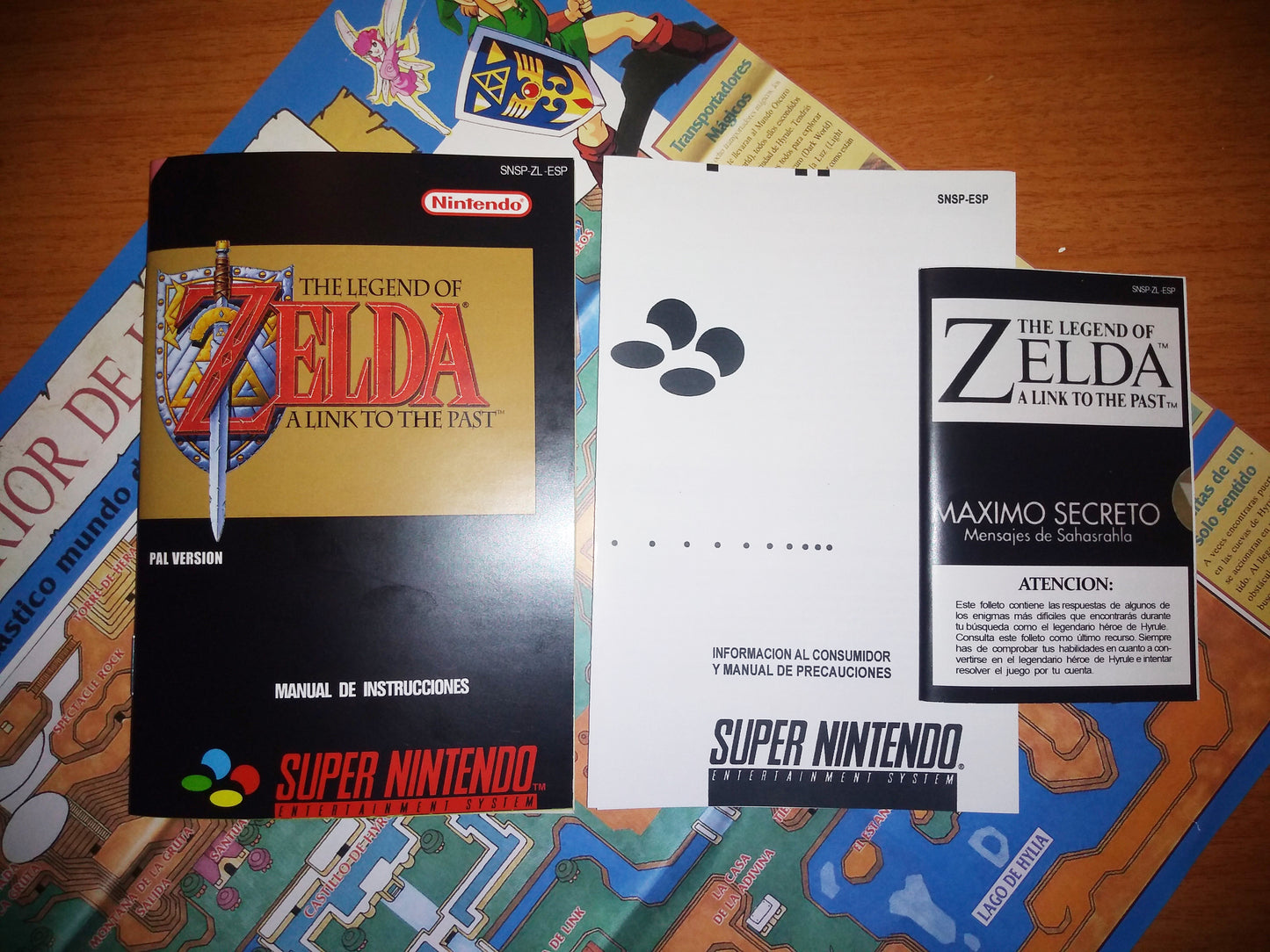 Zelda A Link To The Past PAL Español SNES - Super Nintendo