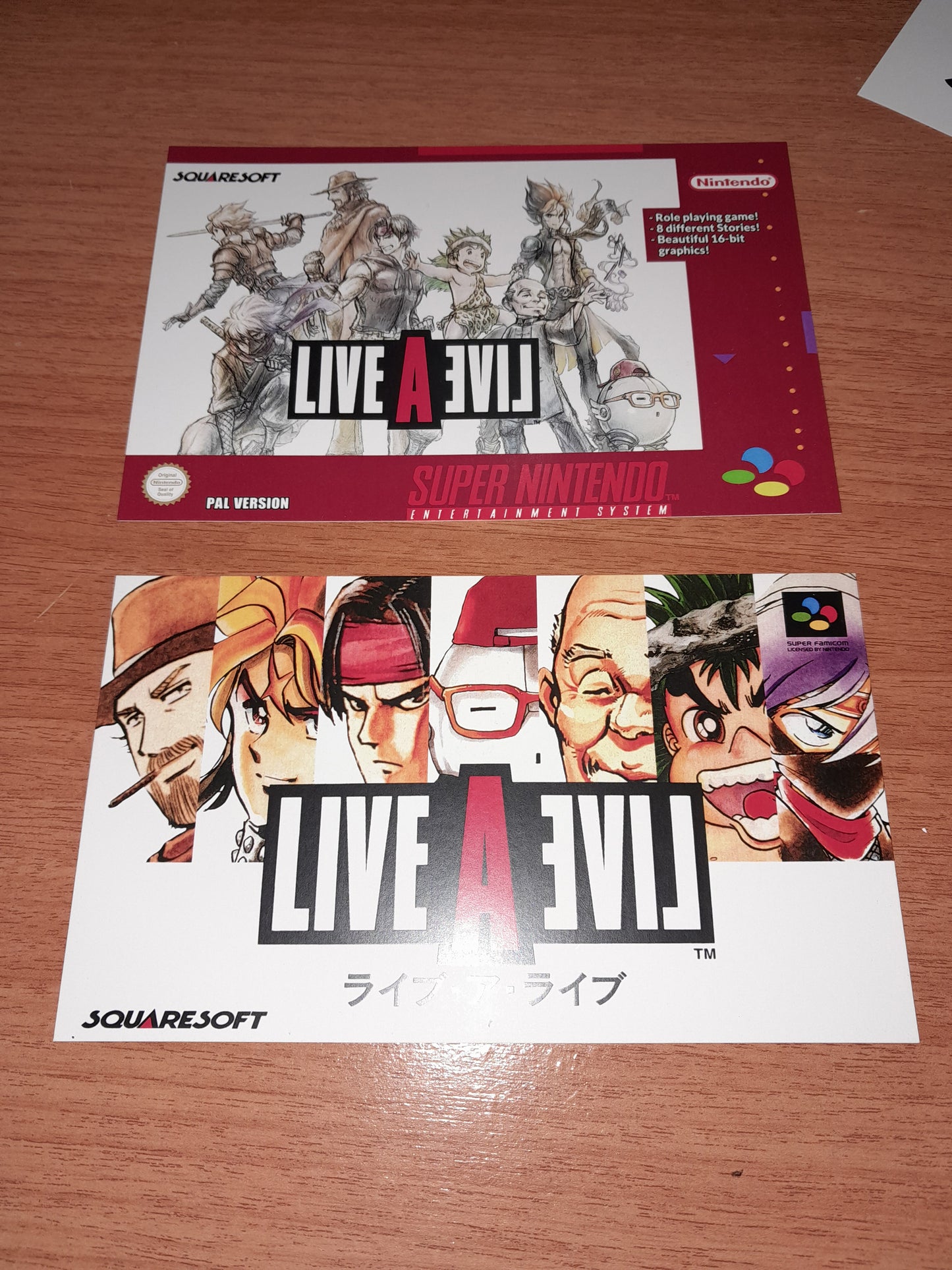 Live A Live PAL English SNES - Super Nintendo RPG