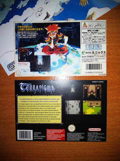 Terranigma PAL España - Super Nintendo - Snes RPG